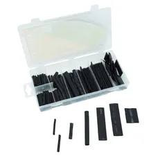GAINE THERMORETRACTABLE 7 TAILLES DIFFERENTS NOIR (ASSORTIMENT) (BOITE DE 127 PIECES) -SELECTION P2R