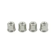 NUT OF CYLINDER HEAD DIAMETER M6 UPPER 12 mm WITH EMBASE FOR MBK 50 BOOSTER/YAMAHA 50 BWS (SET OF 4) -P2R SELECTION
