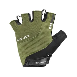 GANTS VELO COURT GIST KONTROL ETE VERT MILITAIRE L (PAIRE SUR CARTE) AVEC VELCRO -5512