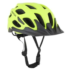 CASQUE VELO ADULTE NEWTON VTT SPARTUS JAUNE FLUO MAT TAILLE 55-58 REGLAGE MOLETTE 260 g