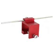 TOOL ALIGNEMENT OF CHAIN MOTORCYCLE/MOPED ALUMINIUM RED (FITTING KIT ON CHAIN, REAR SPROCKET WITH ROD REPERE) -P2R