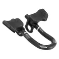 AERO BAR EXTENSION CONTROLTECH IN U CONTRE LA MONTRE/TRI 31,8 ALUMINIUM BLACK MATTE WITH REPOSE BRAS 407 g