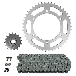 KIT CHAINE ADAPTABLE YAMAHA 600 XJ6 N DIVERSION 2009>2016 520 16x46 (DIAM COURONNE 130/150/10.5) (DEMULTIPLICATION ORIGINE) -AFAM