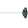 CLE TORX MANCHE EN T WERA 467 HF T30x200mm NOIR/VERT (VENDU A L'UNITE) -MARQUE ALLEMANDE POUR LES ATELIERS