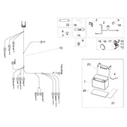Circuit electrique arrière