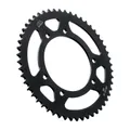 ADAPTABLE 50CC GEARED MOTORCYCLE REAR SPROCKET RIEJU 50 MRT 2009>2022/GAS GAS 50 ROOKIE 2002>2005 420 52 DTS STEEL BLACK (DIAMETER 105/125/8.5) -JT SPROCKETS