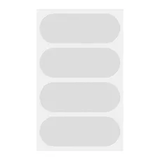 STICKER HELMET REFLECHISSANT GREY (SOLD IN PACKS OF 4) -P2R- **