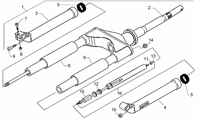 Fourche complète 