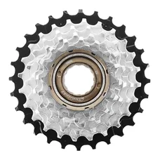 FREEWHEEL 6-SPEED SUNRACE 14-28 SILVER/BLACK INDEXEE (BOXED)
