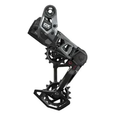 DERAILLEUR VTT ARRIERE SRAM 12V. GX T-TYPE AXS ELECTRIQUE NOIR CHAPE LONGUE (MAX 52DTS) (BATTTERIE NON INCLUSE)