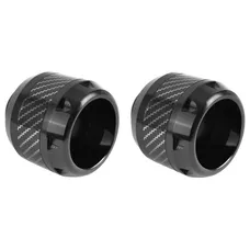 ECROU PROTECTION ANTICHUTE FIXATION MOYEU POUR TROTTINETTE KUKIRIN G2 MASTER/SMARTGYRO RYDER METAL NOIR -SELECTION P2R