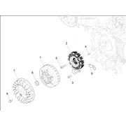 Volant magnetique