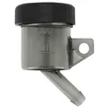 RESERVOIR/TANK OF BRAKE MASTER CYLINDER UNIVERSAL ROUND DIAMETER 38 mm SMOKE (OUTLET ON THE SIDE) -P2R
