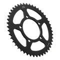 ADAPTABLE MOTORCYCLE REAR SPROCKET ZONTES 125 G1 2021>2026, 125 GK 2022>2026, ZT 125 2022>2026 520 46 DTS STEEL BLACK (DIAMETER 91/112/10.2) -JT SPROCKETS