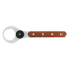 OUTIL DEMONTE CUVETTE / BOITIER PEDALIER WOOD 16 CANELURES + DEMONTE VIS MANIVELLE MANCHE BOIS NEWTON