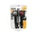 ECLAIRAGE VELO A PILE KIT AXA NITELINE LEDS NOIR, AVEC PILES CR2032 AUTONOMIE + 50 HEURES (VU A 150m)