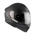 CASQUE MODULABLE MT HELMETS GENESIS SV DOUBLE ECRANS UNI NOIR MAT XS (ECE 22.06 P/J)