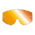 ECRAN MASQUE/LUNETTES CROSS PROGRIP POUR MODELE 3200-3201-3204-3301-3450 ORANGE MULTICOUCHES MIROIR - ANTI-BUEE/ANTI-RAYURES/ANTI-U.V.