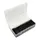COLLIER DE SERRAGE NYLON TYPE RILSAN 4,8X200mm NOIR ET TRANSPARENT (BOITE DE 200) -P2R