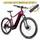 ELECTRIC BICYCLE/E-BIKE MTB 27,5 LEADER FOX KENT 2025 PURPLE GLOSS 9-SPEED MID-DRIVE MOTOR BAFANG M510 36-SPEED 95NM BATTERY 20AH (19,5'' - H50CM - SIZE L - FOR ADULT OF 178 cm TO 185 cm)