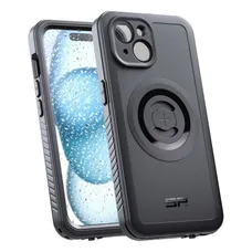 SMARTPHONE CASE SP CONNECT XTREME FOR IPHONE 15 BLACK (WATERPROOF, PROTECTOR SAND, MUD, RESISTOR AUX CHOCS) (COMPATIBLE WITH ALL THE BRACKETS SP CONNECT SPC+)