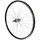TREKKING WHEEL BRAKE SHOE 700 X 35 - 28" P2R REAR ALUMINIUM BLACK DOUBLE WALL HUB ALUMINIUM AXLE PLEIN FREEWHEEL 7/6-SPEED