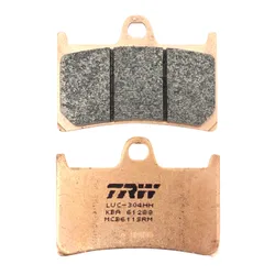 PLAQUETTE DE FREIN TRW POUR YAMAHA 560 TMAX 2020> AV, 530 TMAX 2012>2019 AV, 500 TMAX 2008>2011 AV, 700 MT-07 2014> AV (METAL FRITTE) (MCB611SRM)