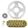 KIT CHAINE ADAPTABLE HONDA 125 XL S 1979>1982, XR 1979>1982 428 14x47 (DIAM COURONNE 58/90/10.5) (DEMULTIPLICATION ORIGINE) -AFAM