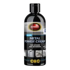 NETTOYANT METAL AUTOSOL POWER CREAM (FLACON 250 ml) (ENTRETIEN TOUS METAUX : ALU, CUIVRE, ACIER...) (MADE IN GERMANY - QUALITE PREMIUM)