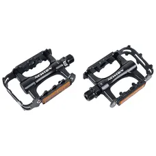PEDAL MTB ALUMINIUM NEWTON BLACK CAGE ALUMINIUM BLACK 9/16" BEARING OF THE (PAIR)