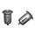 HANDLEBAR END PLUG P2R WITH EXPANDEUR GREY (PAIR) DIAMETER. INTER 18.2 mm AND EXTER 25.2 mm