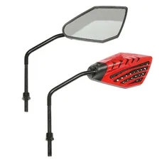 REAR-VIEW MIRROR SCOOTER REPLAY ARROW RED ROD BLACK DIAMETER 8 mm (PAIR) **