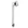 POTENCE CITY A PLONGEUR P2R ALU 22,2/250mm RELEVE 30- CINTRE 25,4 L 40mm ARGENT