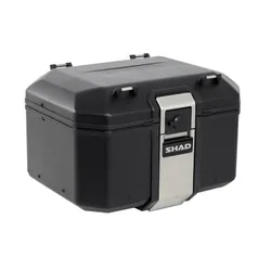 TOP CASE SHAD TR55 TERRA 55L BLACK EDITION WITH LOCK SYSTEM - CAPACITY 2 FULL-FACE HELMET (PLATE SOLD SEPAREMMENT) (D0TR55100B)