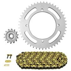KIT CHAINE ADAPTABLE KAWASAKI 125 KLX 2010>2016 428 14x47 (DIAM COURONNE 110/126/8.25) (DEMULTIPLICATION ORIGINE) -AFAM