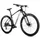 CONVENTIONAL BICYCLE MTB 29 LEADER FOX EVOLUTION 2026 UNISEX BLACK/WHITE MATTE 8-SPEED FRAME 20 INCHES (SIZE ADULT 180 TO 188 cm)