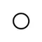 O'RING GASKET ON CRANKSHAFT "PIAGGIO GENUINE PART" APRILIA 50 AF1, CLASSIC, EUROPA, RS, RX, SX 1993>2003  -AP8502656-