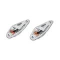 ECLAIRAGE DECO REPLAY GOUTTE D'EAU WING TRANSPARENT/BLANC AMPOULE ORANGE (L 62mm / H 23mm / L 18mm) ) (PAIRE)