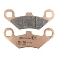 BRAKE PAD SET BREMBO FOR PEUGEOT 400 METROPOLIS 2014>2016 FRONT/REAR (SCOOTER SINTERED METAL) -07104XS