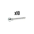 BRAKE PAD PIN TO DISC M4 X 27 ELVEDES FOR SHIMANO XT/XTR, MAGURA MT2/4/6/8, TEKTRO AND FORMULA ORO (SOLD IN PACKS OF 10)