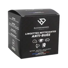 WIPES ANTI-FOGGING NETTOYANTES BLACKDIAMONDS FOR SCREEN/VISIERE OF HELMET, MASQUE OF MOTOCROSS (BOX OF 10 WIPES INDIVIDUELLES)