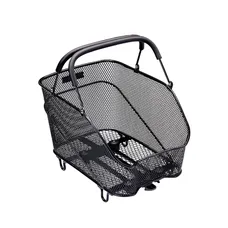 REAR BASKET FIL STEEL RACKTIME BASK IT TRUNK BLACK WITH ANSE ON CARRIER (39X26X27 CM) - COMPATIBLE SYSTEM RACKTIME SNAPIT