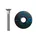 COVER HEADSET SWITCH SKULL BLACK/BLUE