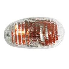 CLIGNOTANT SCOOT ADAPTABLE PIAGGIO 50 TYPHOON 2004> AV GAUCHE TRANSPARENT (HOMOLOGUE CE) -SELECTION P2R