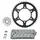 KIT CHAINE ADAPTABLE YAMAHA 600 FZ6 S FAZER 2004>2007, FZ6 S2 FAZER 2007>2009, FZ6 S2 2007>2010 530 16x46 (DIAM COURONNE 110/130/10.25) (DEMULTIPLICATION ORIGINE) -AFAM