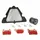 KIT ENTRETIEN MOTO ADAPTABLE KAWASAKI 1000 VERSYS 2019>2024 PLAQUETTE METAL FRITTE (PACK 9 PIECES) -SELECTION P2R PREMIUM