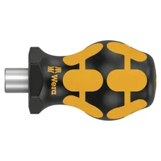 TOURNEVIS PORTE EMBOUT WERA 811 TOM POUCE ESD MAGNETIQUE 1/4 NOIR/ORANGE (VENDU A L'UNITE) -MARQUE ALLEMANDE POUR LES ATELIERS