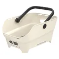 REAR BASKET SYNTHETIQUE RECYCLE CENTO NEO MULTI NX BASIL WHITE CASSE (46X35X25CM) COMPATIBLE MIK, RACKTIME, I-RACK, CARRYMORE, AVS (MOUNTING KIT NOT INCLUDED)