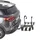 PORTE VELO PLATEFORME MOTTEZ DIANE INCLINABLE POUR 3 VELOS MUSCULAIRE FIXATION RAPIDE SUR L'ATTELAGE -FABRICATION FRANCAISE HOMOLOGUE CE - CHARGE MAXI 45KGS (OFFRE SPECIALE)
