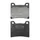 PLAQUETTE DE FREIN NEWFREN POUR YAMAHA 850 TDM 1991>2001, 900 XJS DIVERSION 1995>2003, 1100 BULLDOG 2002>2006, 1200 V-MAX 1991>2003 (L 64mm - H 54.5mm - P 9mm) (FD0068BT) (TOURING ORGANIQUE)